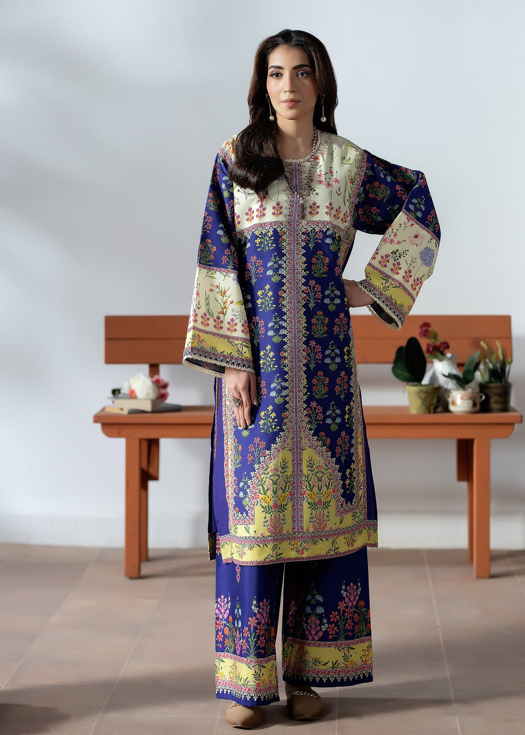 Pretfection by Meerak Printed Silk 2 Piece Suit Co-Ord Sets-09 - Casual Collection