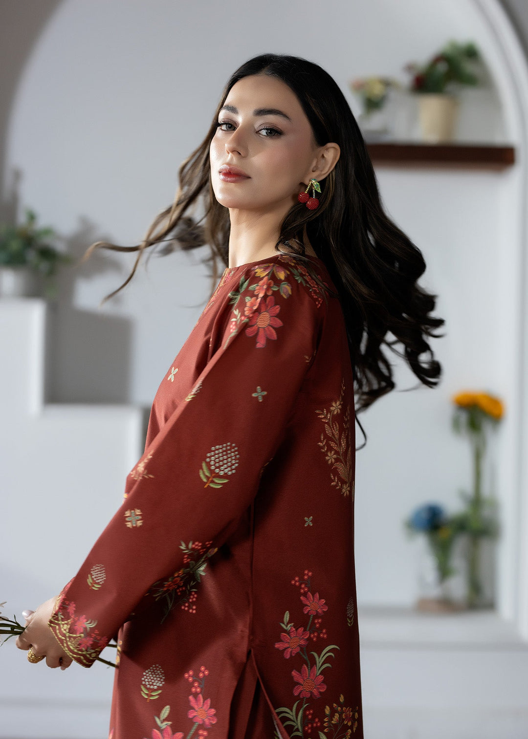 Pretfection by Meerak Printed Silk 2 Piece Suit Co-Ord Sets-10 - Casual Collection