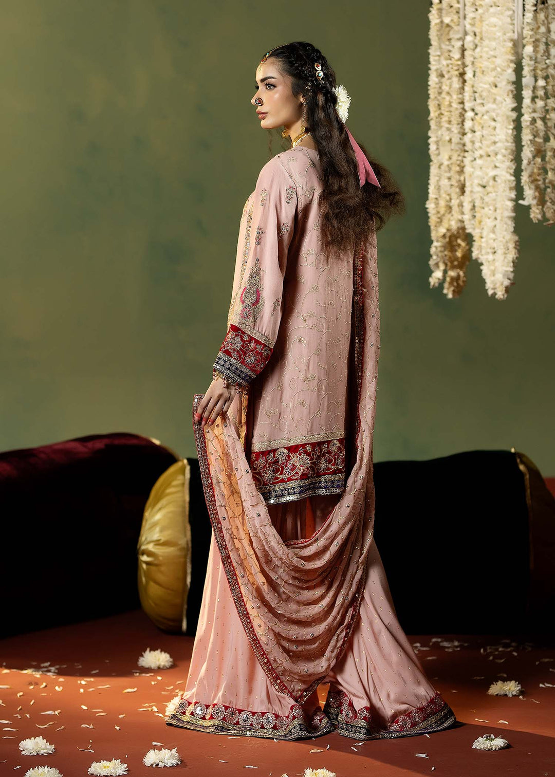 Lumiere Luxury by Meerak Pret Embroidered Chiffon 3 Piece Suit LMR-03 - Festive Collection