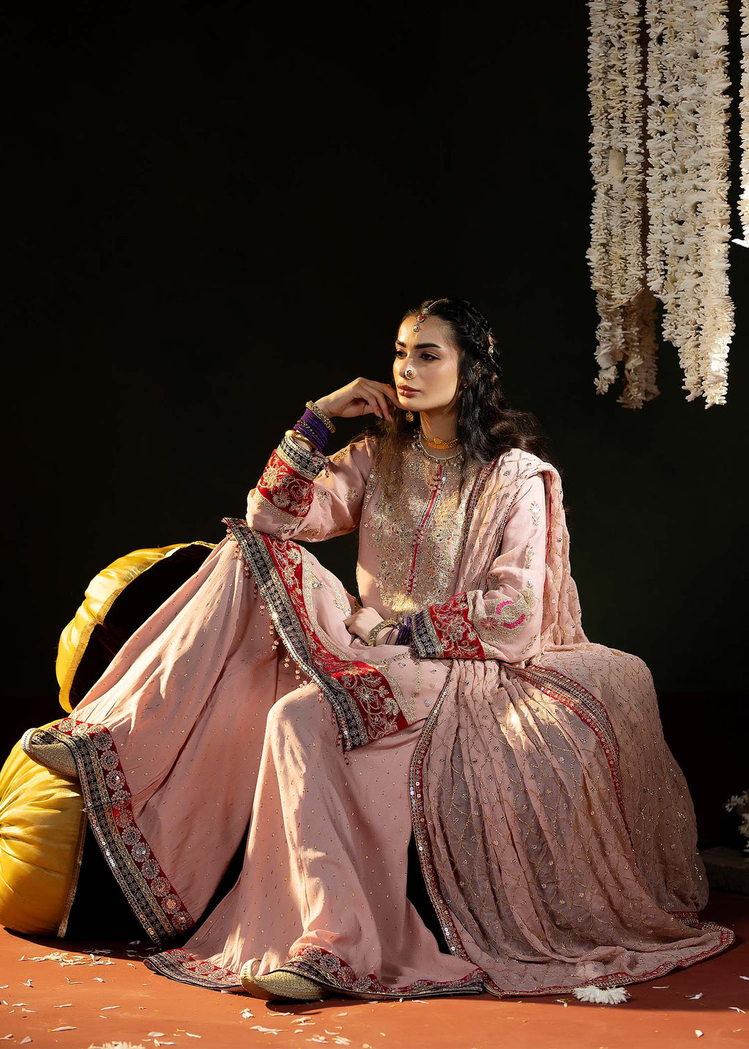 Lumiere Luxury by Meerak Pret Embroidered Chiffon 3 Piece Suit LMR-03 - Festive Collection