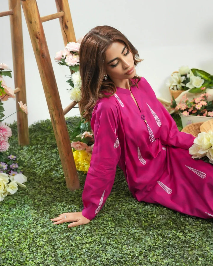 Dhaga Women Pret Printed 2 Piece Lawn Matching Separate FW24DSP0039 - Summer Collection