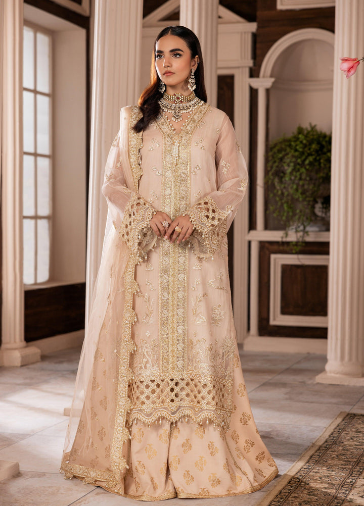 La Elise Women Unstitched Embroidered Lawn 3 Piece Suit 000102 Orla - Casual Collection