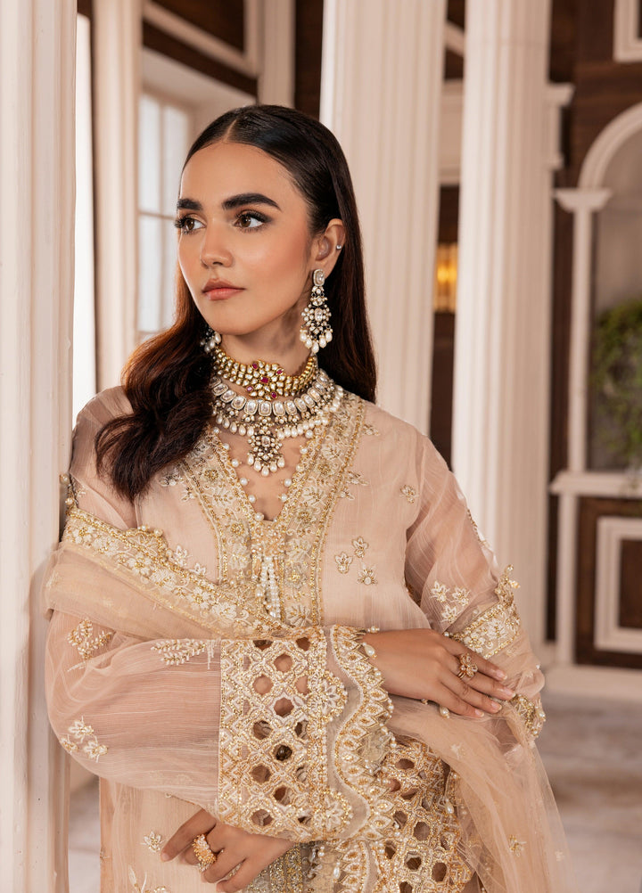 La Elise Women Unstitched Embroidered Lawn 3 Piece Suit 000102 Orla - Casual Collection