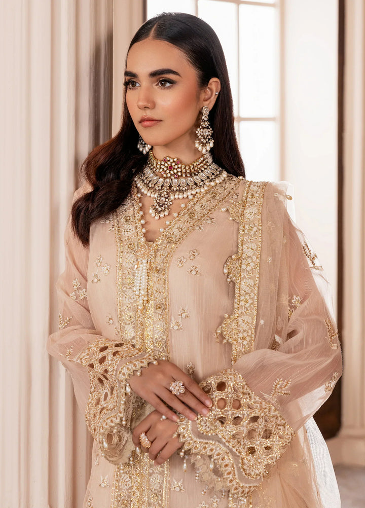La Elise Women Unstitched Embroidered Lawn 3 Piece Suit 000102 Orla - Casual Collection