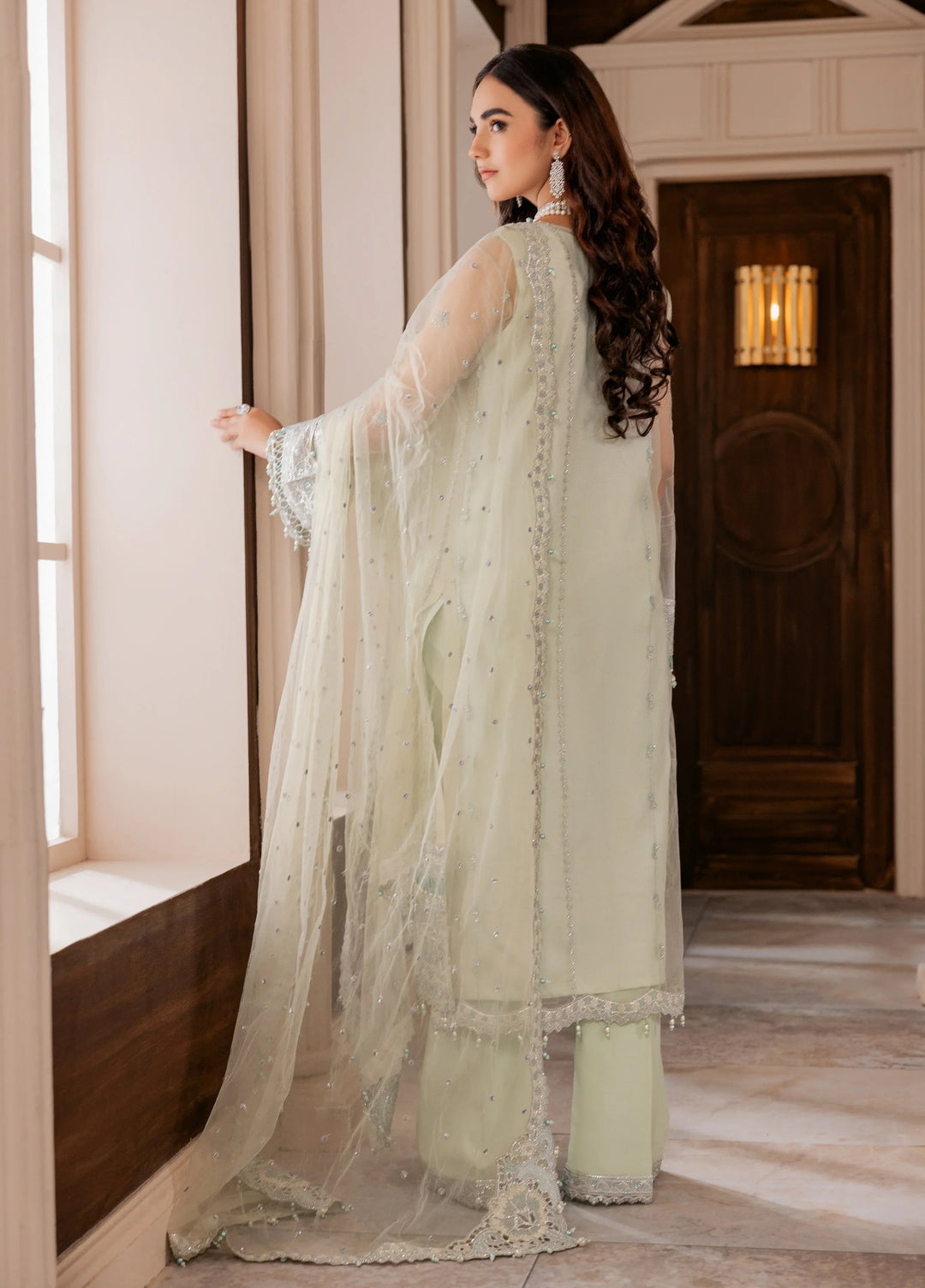La Elise Women Unstitched Embroidered Lawn 3 Piece Suit 000106 Claire - Casual Collection