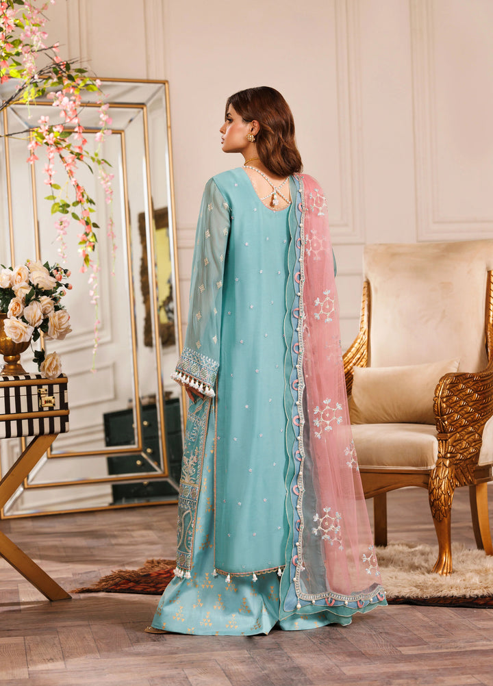 La Elise Women Unstitched Embroidered Lawn 3 Piece Suit 0001005 Bella - Casual Collection