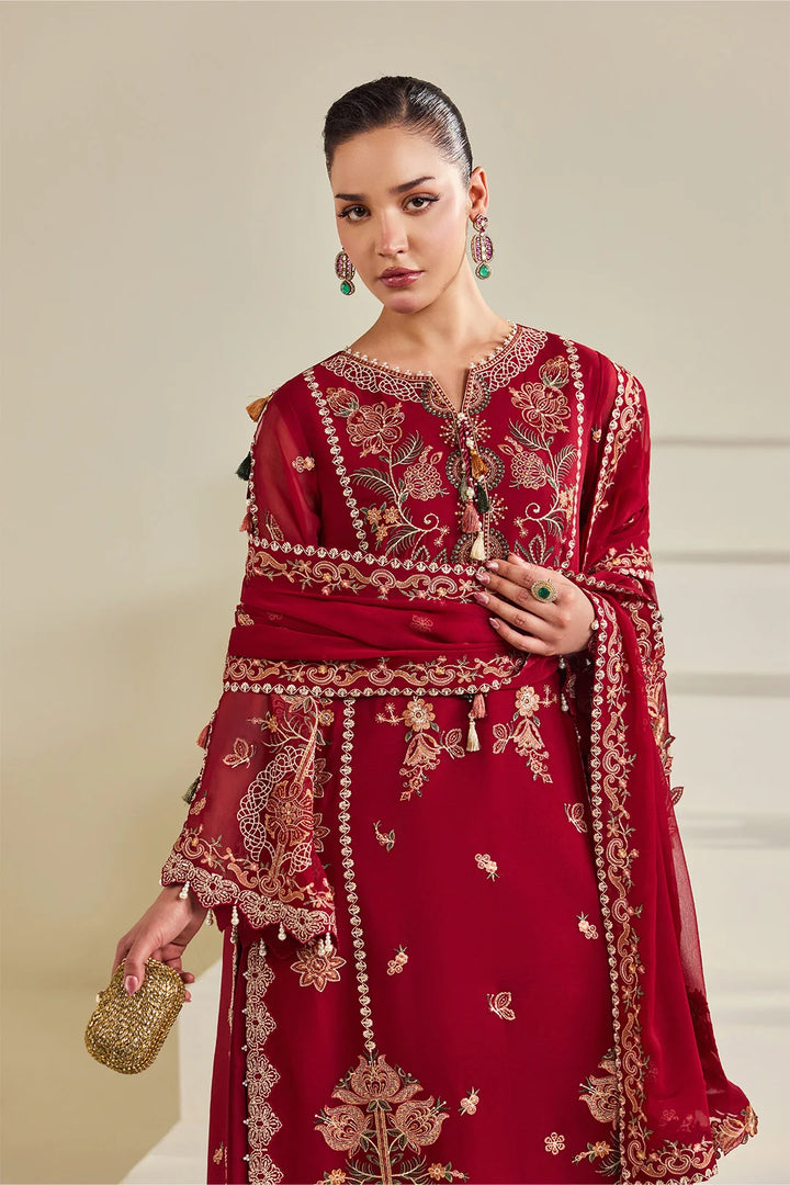 Dhaagay by Alizeh Fashion Unstitched Embroidered Chiffon 3 Piece Suit AF26UCD AF-DHG-5053 Suraira - Festive Collection