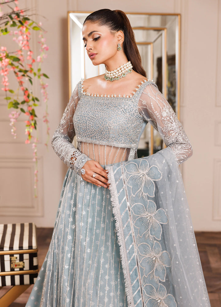La Elise Women Unstitched Embroidered Lawn 3 Piece Suit 0001001 Ellie - Casual Collection