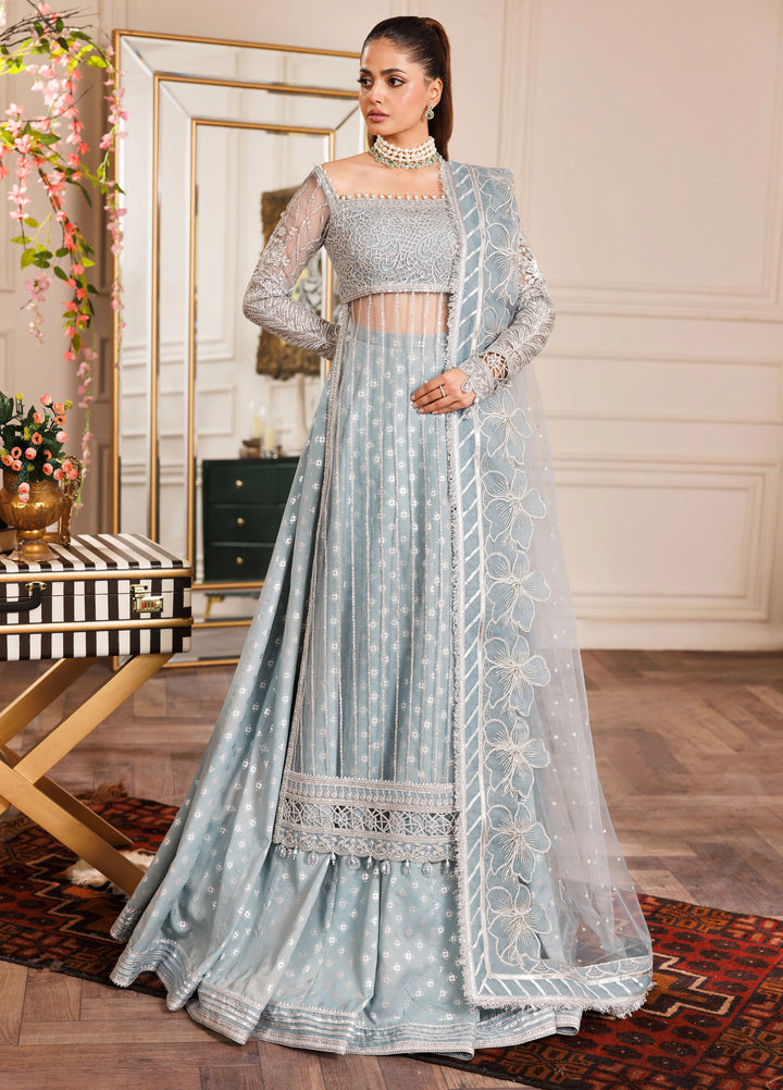 La Elise Women Unstitched Embroidered Lawn 3 Piece Suit 0001001 Ellie - Casual Collection