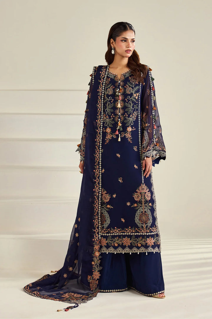 Dhaagay by Alizeh Fashion Unstitched Embroidered Chiffon 3 Piece Suit AF26UCD AF-DHG-5054 Anvah - Festive Collection
