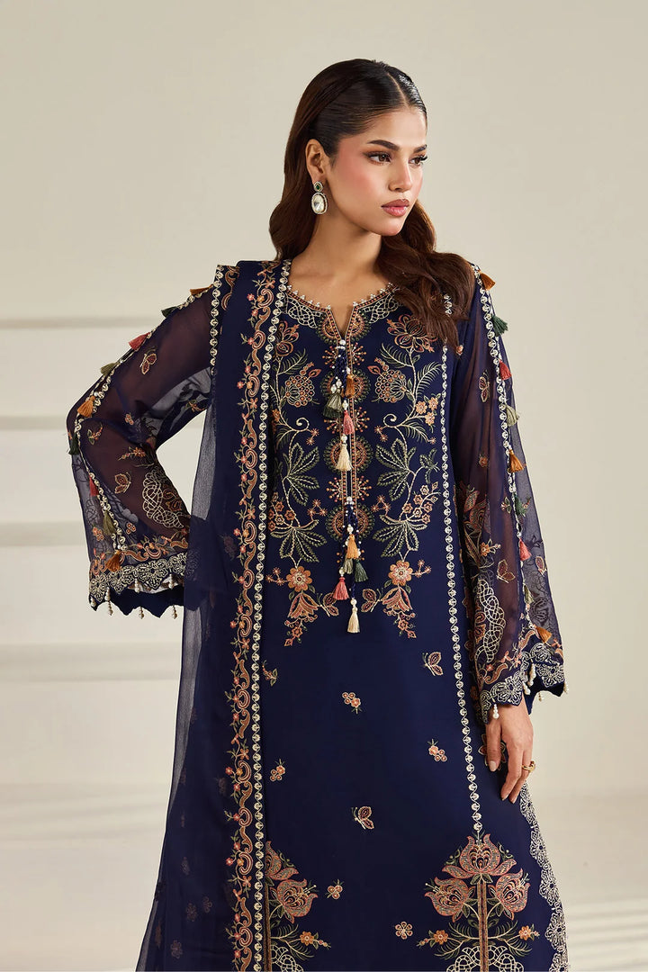 Dhaagay by Alizeh Fashion Unstitched Embroidered Chiffon 3 Piece Suit AF26UCD AF-DHG-5054 Anvah - Festive Collection