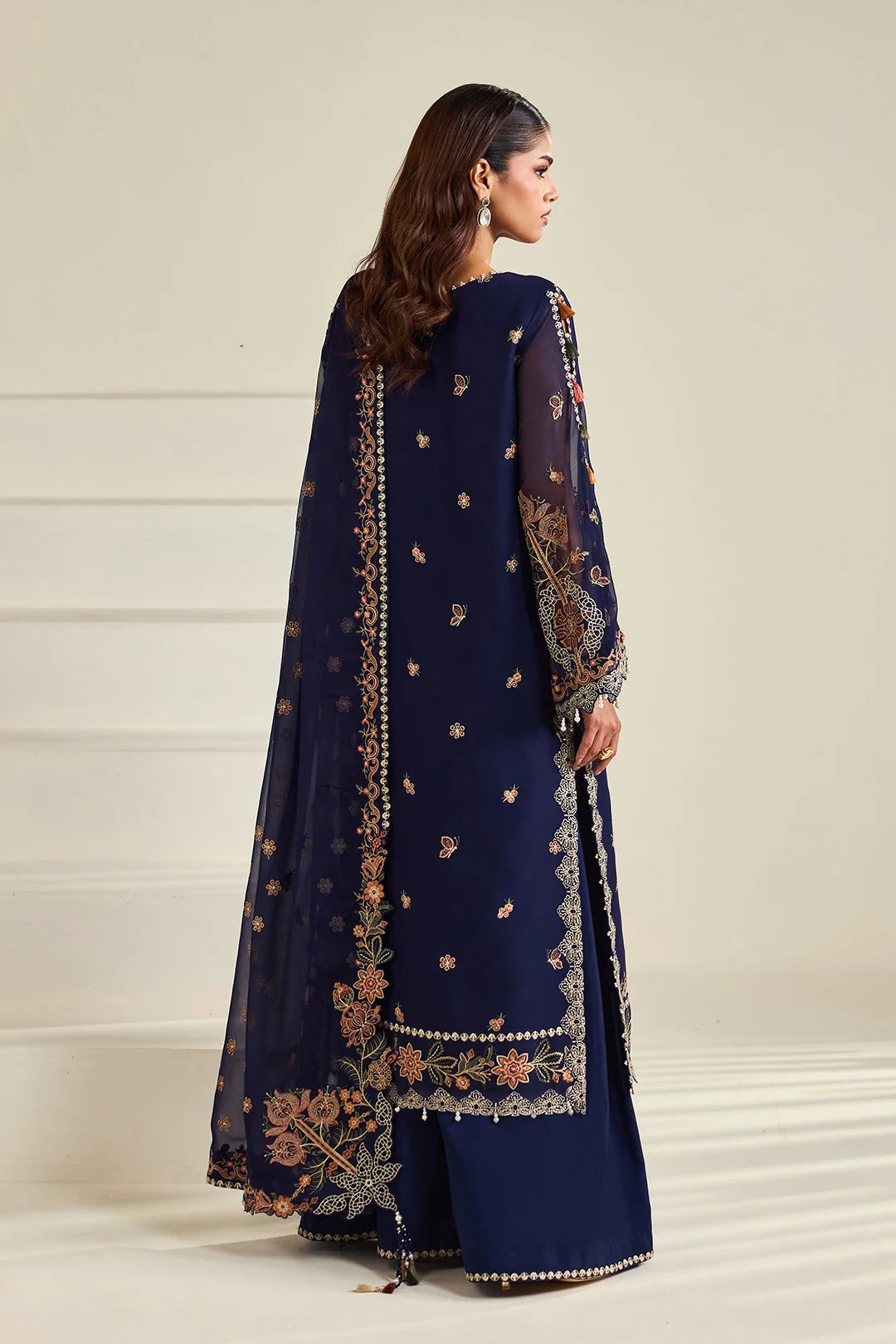 Dhaagay by Alizeh Fashion Unstitched Embroidered Chiffon 3 Piece Suit AF26UCD AF-DHG-5054 Anvah - Festive Collection