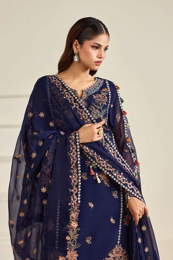 Dhaagay by Alizeh Fashion Unstitched Embroidered Chiffon 3 Piece Suit AF26UCD AF-DHG-5054 Anvah - Festive Collection
