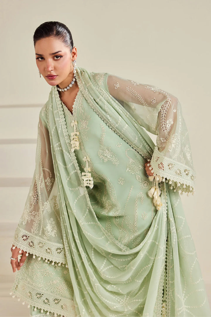Dhaagay by Alizeh Fashion Unstitched Embroidered Chiffon 3 Piece Suit AF26UCD AF-DHG-5055 Meerak - Festive Collection