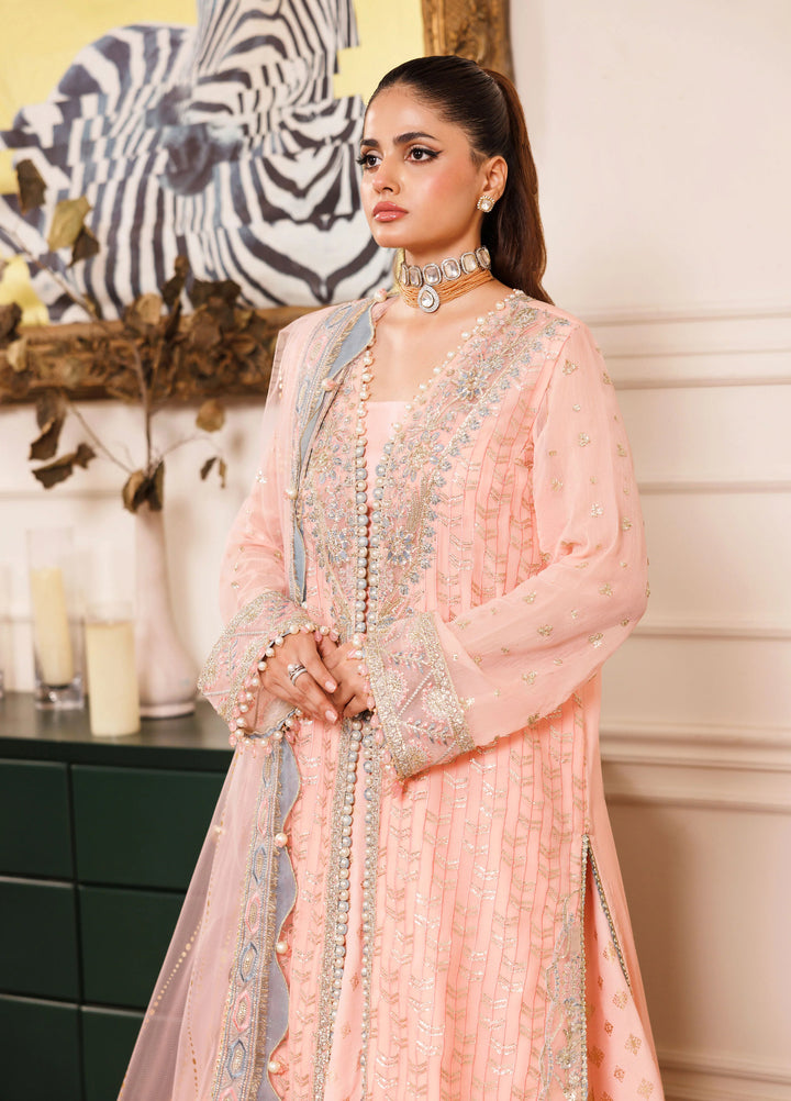La Elise Women Unstitched Embroidered Lawn 3 Piece Suit 0001004 Zuri - Casual Collection