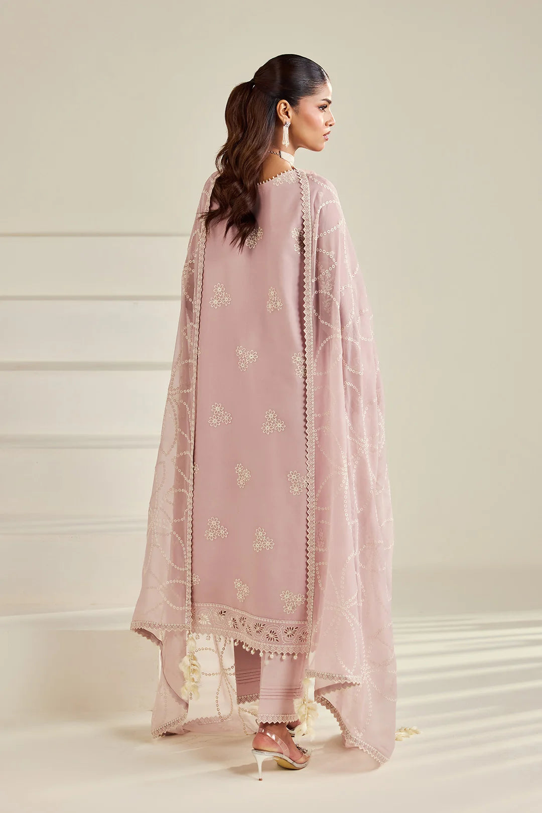 Dhaagay by Alizeh Fashion Unstitched Embroidered Chiffon 3 Piece Suit AF26UCD AF-DHG-5056 Ornee - Festive Collection