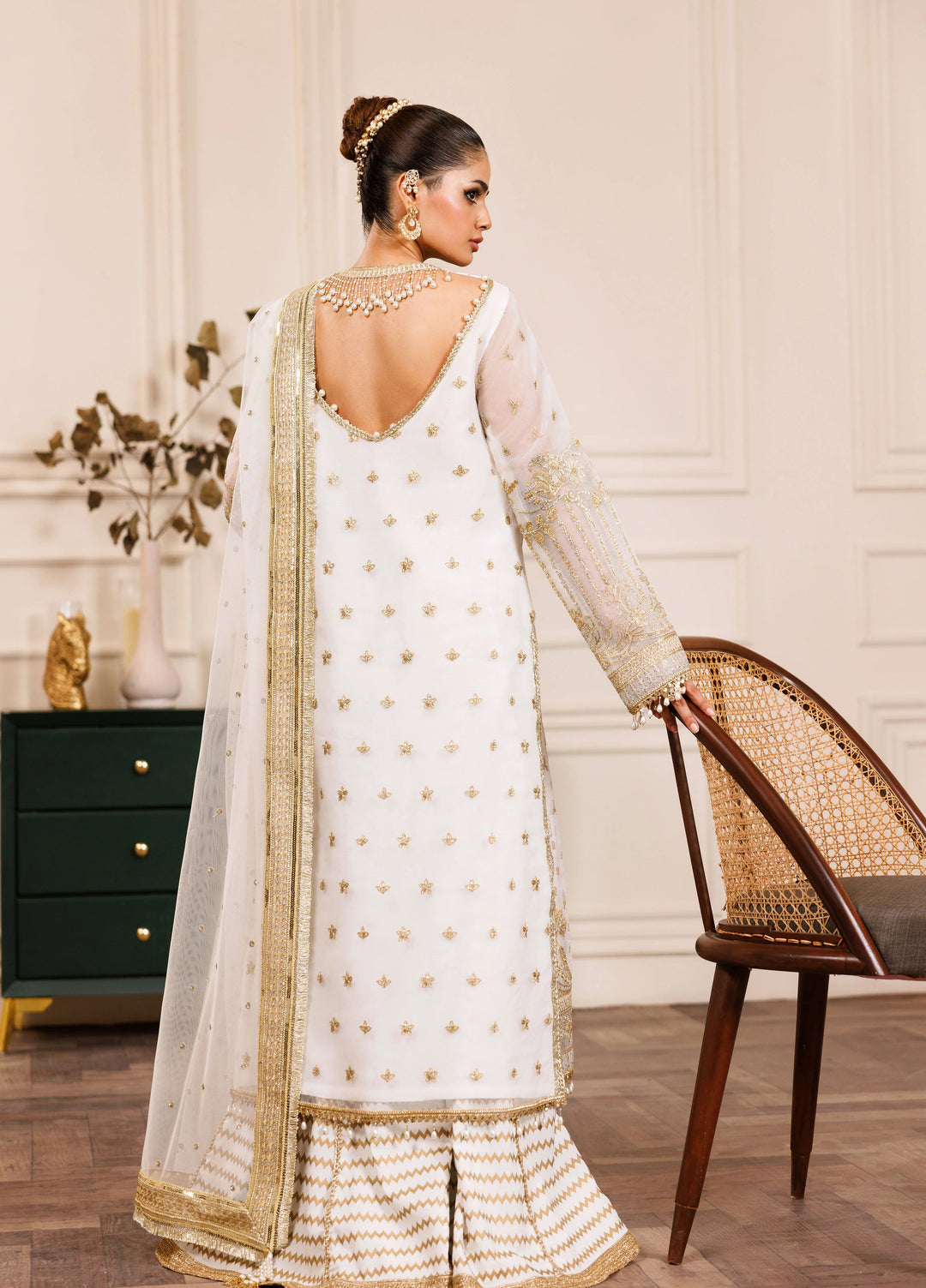 La Elise Women Unstitched Embroidered Lawn 3 Piece Suit 0001006 Anais - Casual Collection