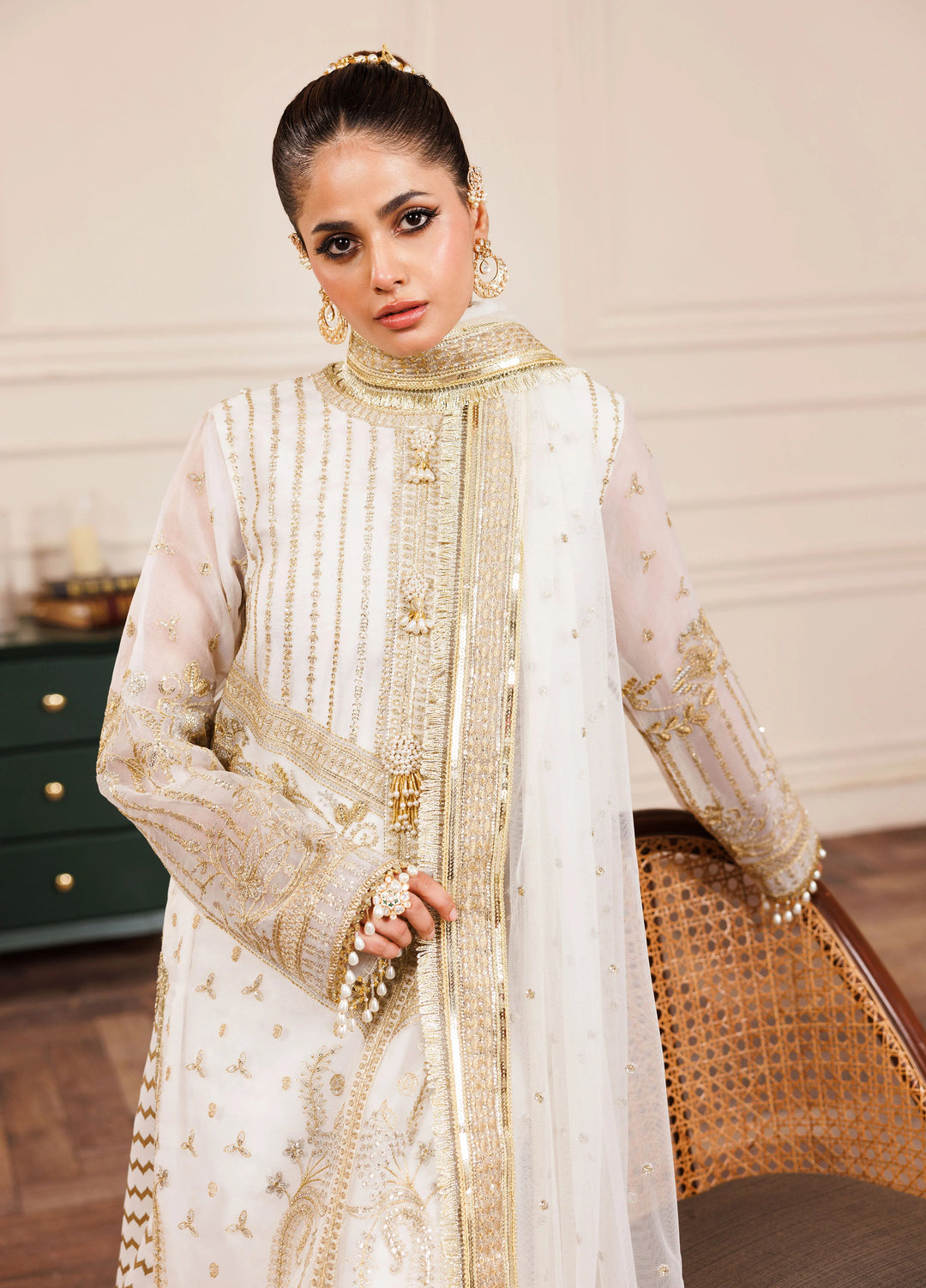 La Elise Women Unstitched Embroidered Lawn 3 Piece Suit 0001006 Anais - Casual Collection