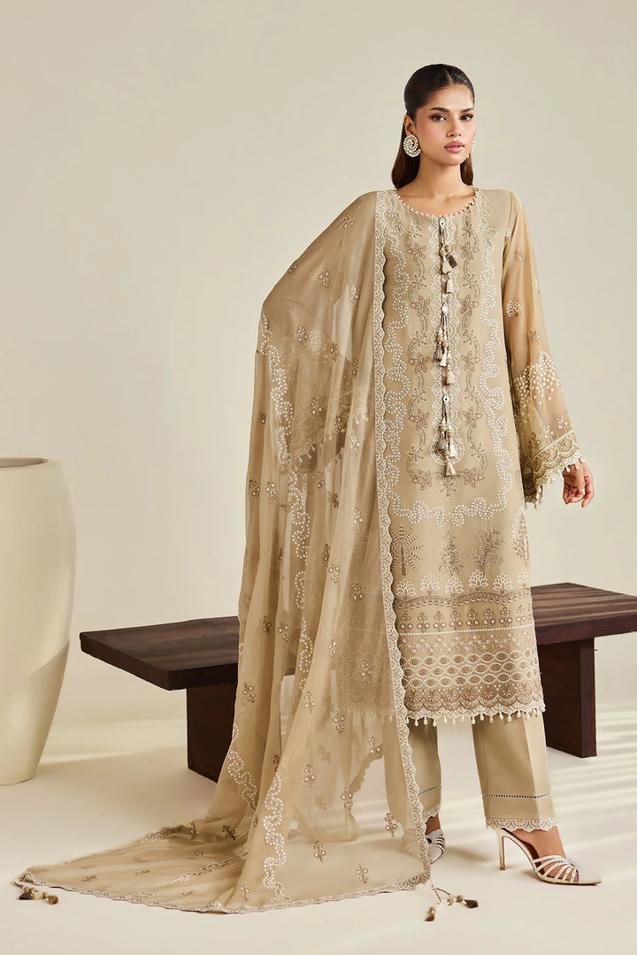 Dhaagay by Alizeh Fashion Unstitched Embroidered Chiffon 3 Piece Suit AF26UCD AF-DHG-5051 Azeen - Festive Collection