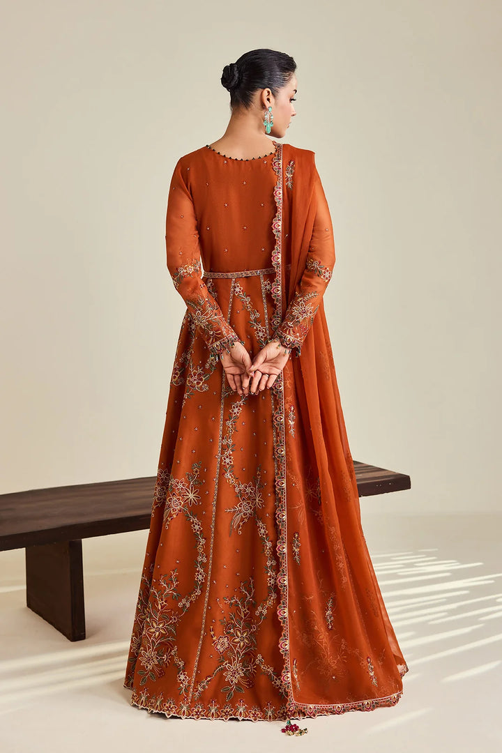 Dhaagay by Alizeh Fashion Unstitched Embroidered Chiffon 3 Piece Suit AF26UCD AF-DHG-5048 Zumar - Festive Collection