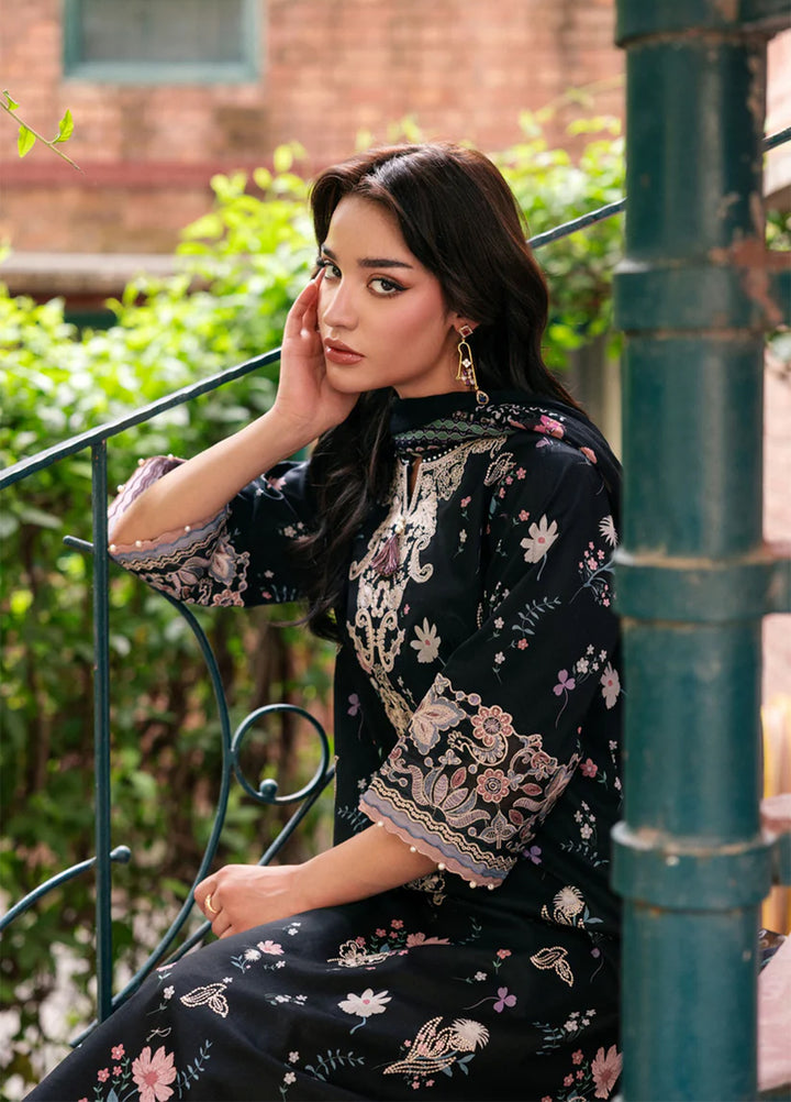 Odyssey by Florent Unstitched Embroidered Lawn 3 Piece Suit FL26UOL FZ-9B - Eid Collection