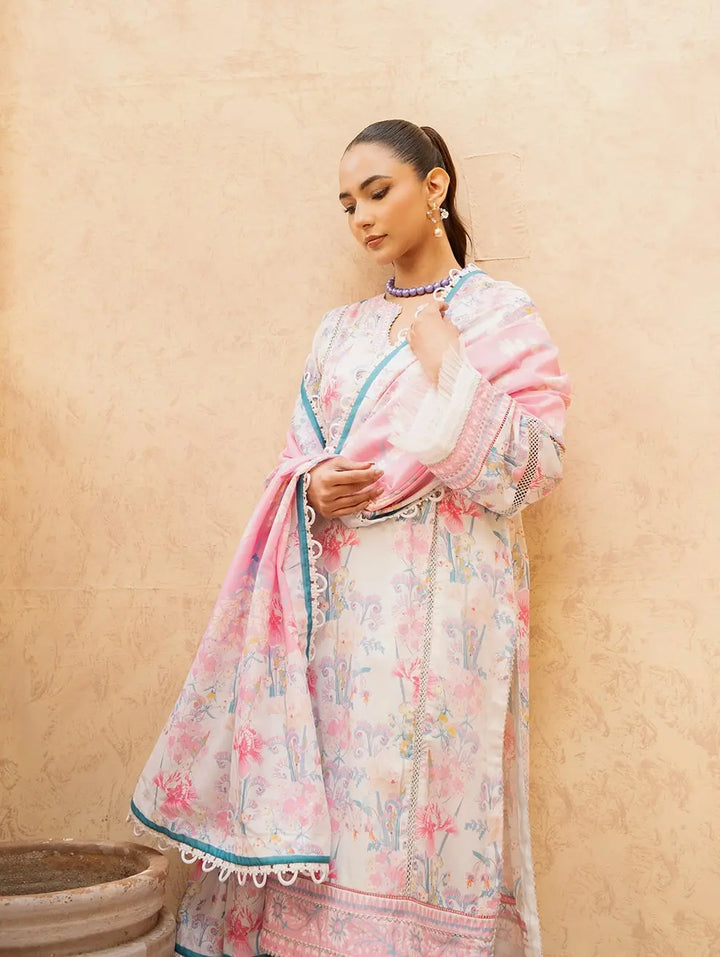 Dastaan by Menaal Unstitched Printed Lawn 3 Piece Suit ML26ULS DP-04B - Festive Collection