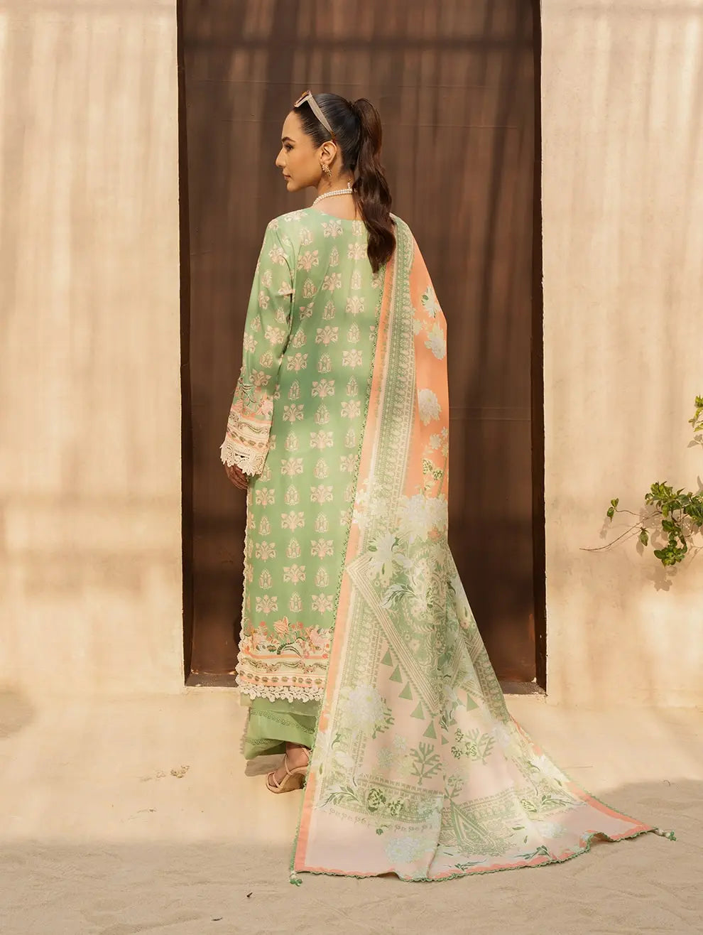 Dastaan by Menaal Unstitched Printed Lawn 3 Piece Suit ML26ULS DP-06B - Festive Collection