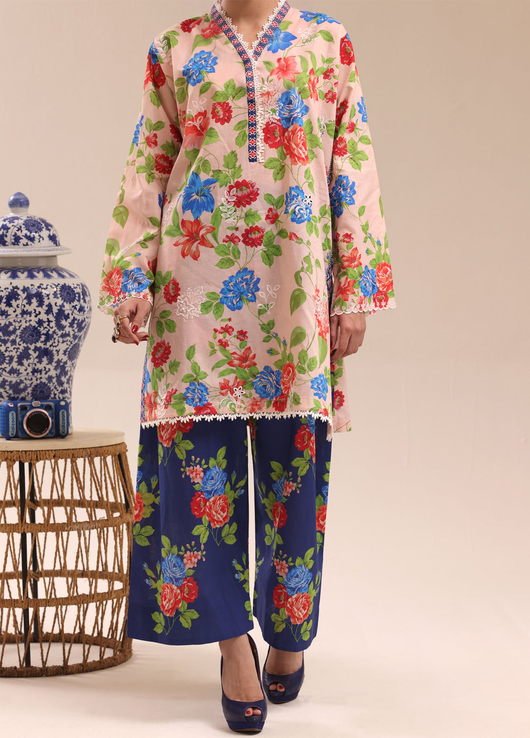 Riley Women RTW Embroidered Lawn 2 Piece Suit RL26RL Rosecharm - Casual Collection