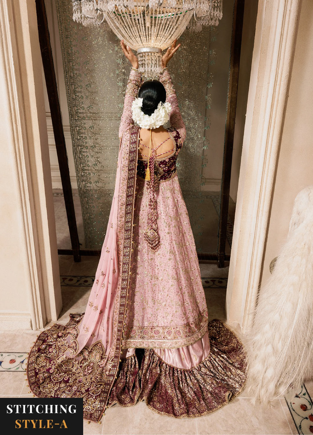 AIK Atelier Unstitched Embroidered Medium Silk 3 Piece Suit AIK26UAW D-10 - Wedding Collection