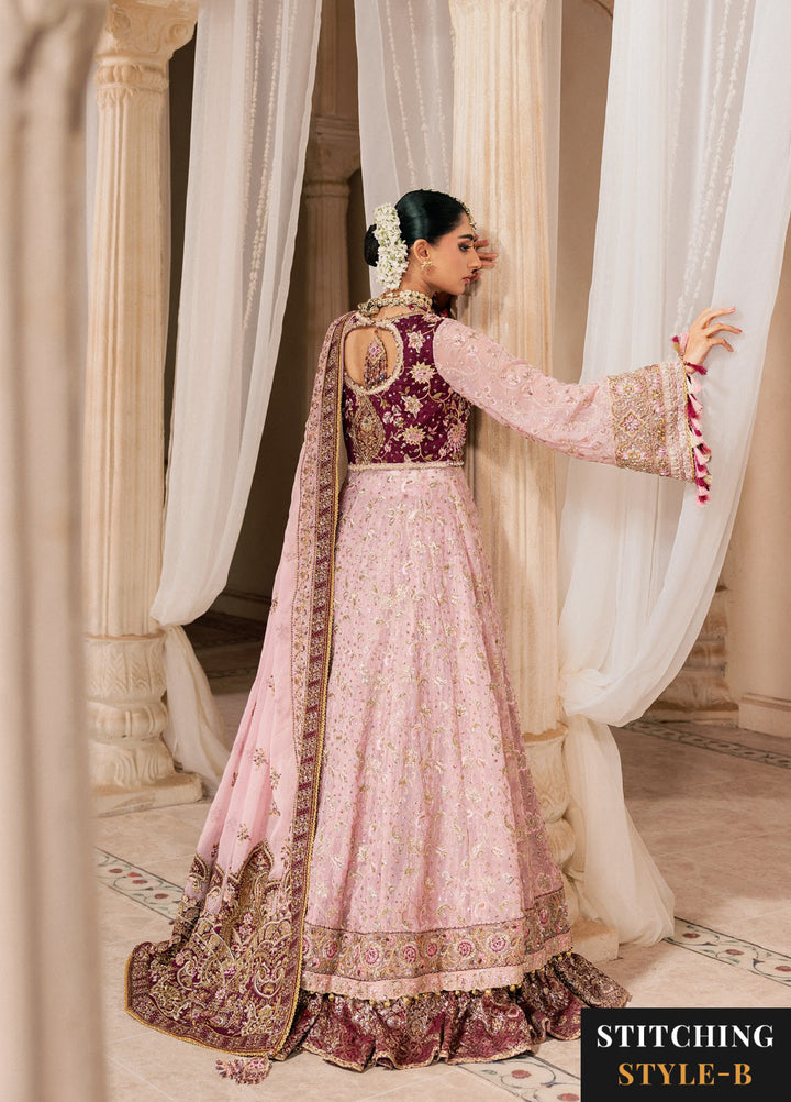 AIK Atelier Unstitched Embroidered Medium Silk 3 Piece Suit AIK26UAW D-10 - Wedding Collection