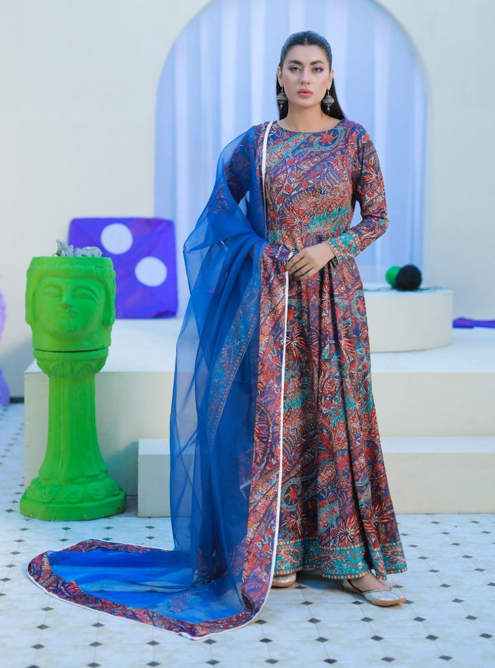 Printnation by Anayra Amal RTW Printed Poly Raw Silk 3 Piece Printverse - Casual Collection