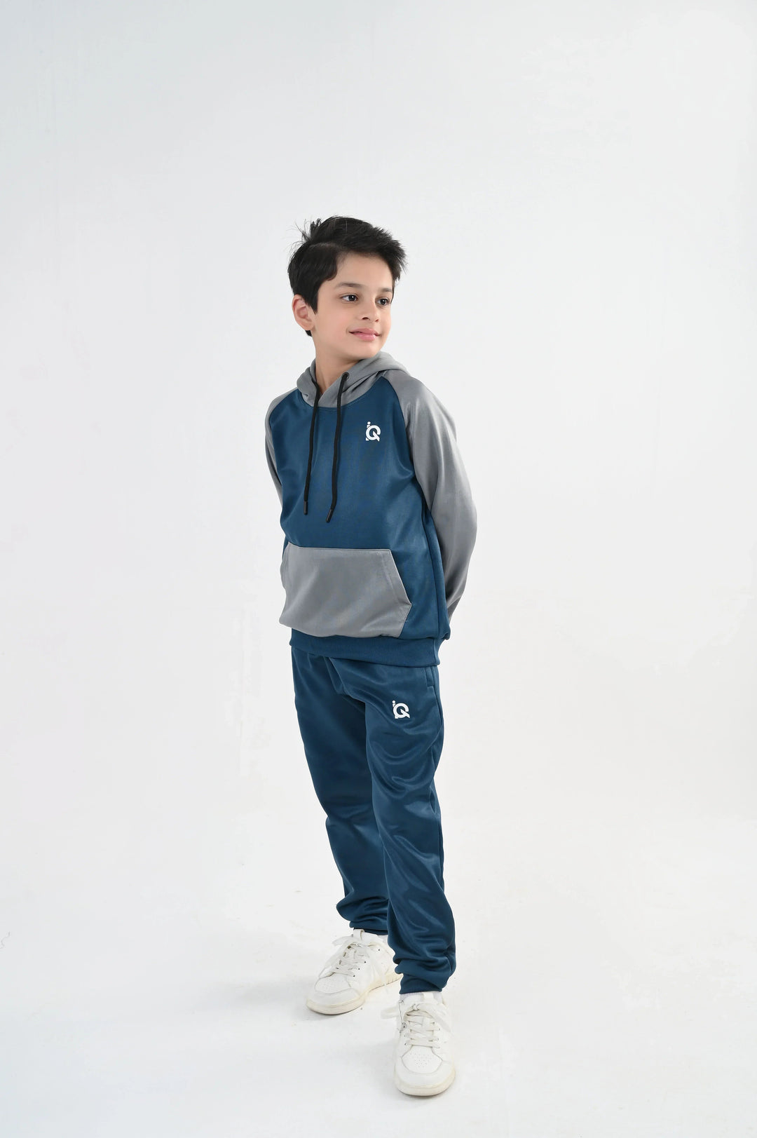 IQ Exclusive Kids Track Suit Fleece 2 PieceAzure Mist Tracksuit-Unisex Kids - Winter Collection