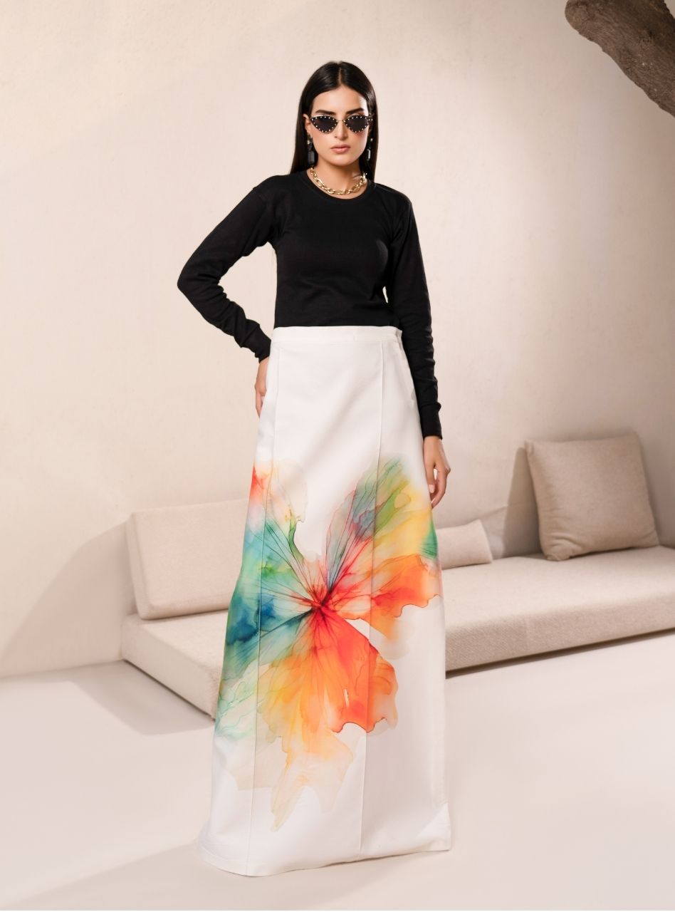 Irtiqa by Anayra Amal RTW Printed Raw Silk 1 Piece Suit Khakaa Festive Collection