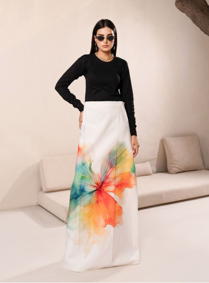 Irtiqa by Anayra Amal RTW Printed Raw Silk 1 Piece Suit Khakaa Festive Collection