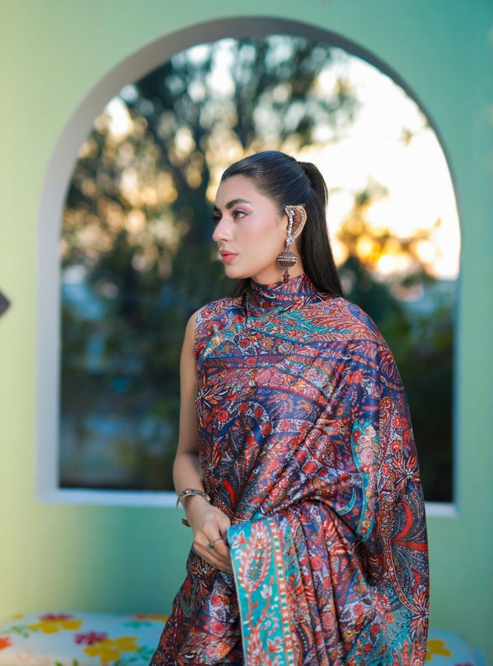 Printnation by Anayra Amal RTW Printed Poly Raw Silk 2 Piece Mood Canvas - Casual Collection