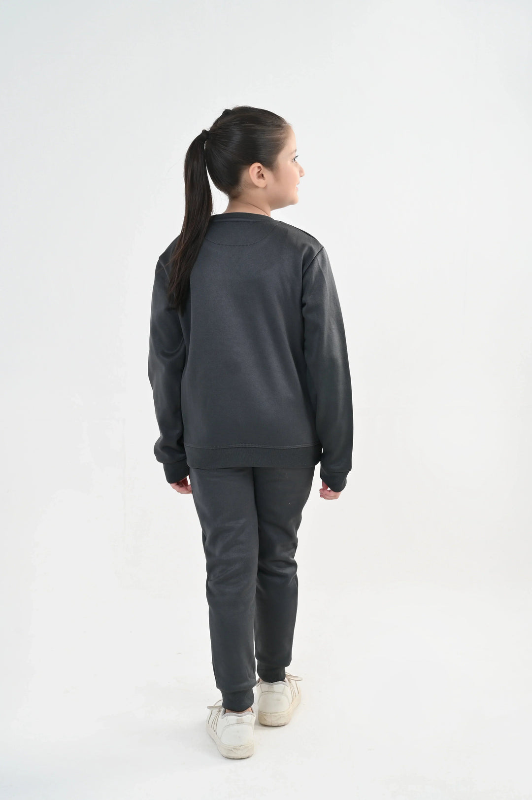 IQ Exclusive Kids Track Suit Fleece 2 PieceGrey Comfort Sweatshirt Tracksuit-Unisex Kids - Winter Collection