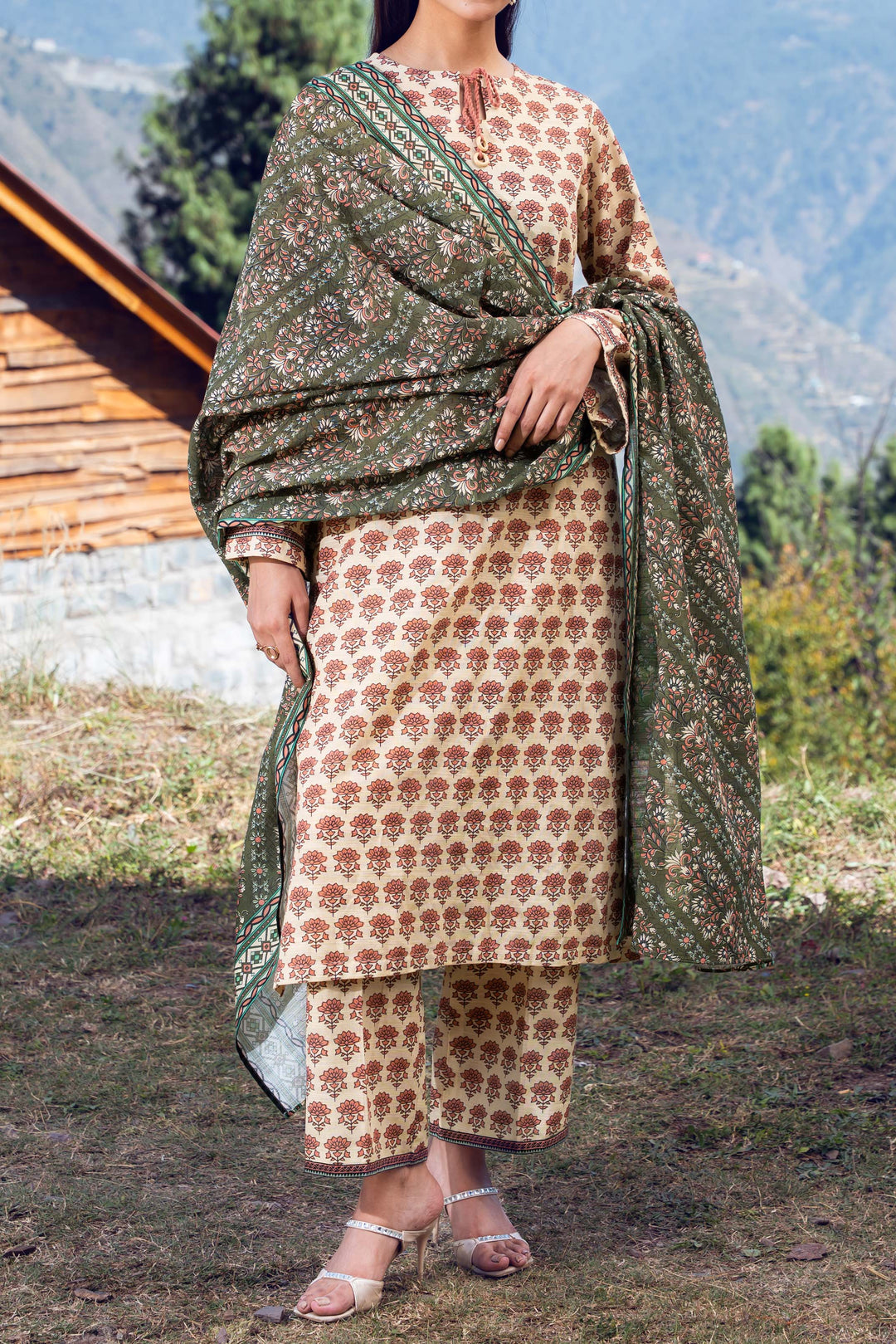 Narmin by Narkin's Unstitched Printed Khaddar 3 Piece Suit NN26UK NUWKDP-3169 - Casual Collection