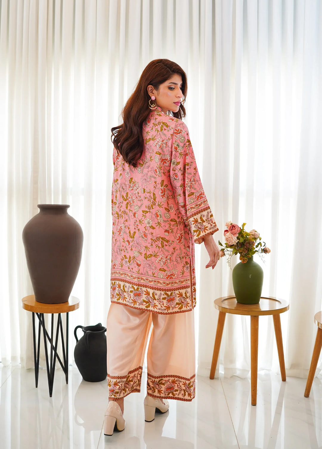 Luxe by Menaal RTW Printed Crepe 2 Piece Suit BELLA - Casual Collection