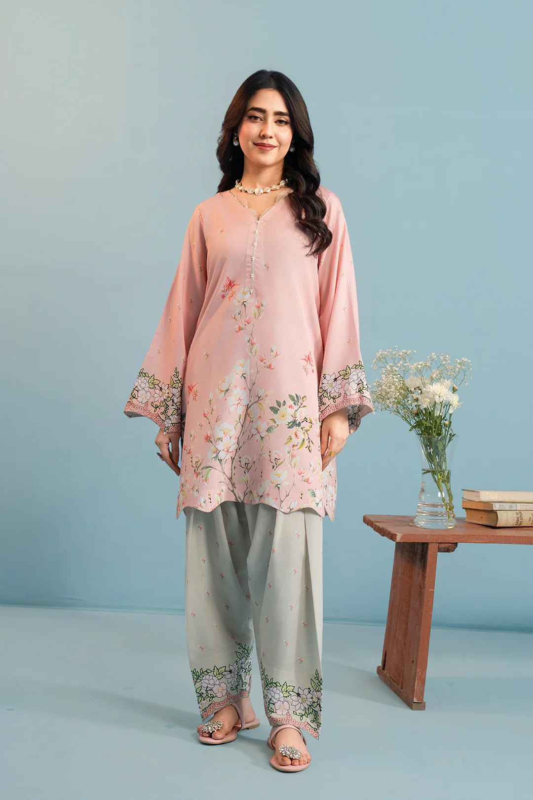 Dear Summer by Panache Women RTW Printed Lawn 2 Piece Suit Bloom Side - Festive Collection