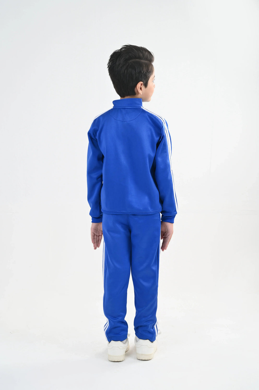 IQ Exclusive Kids Track Suit Fleece 2 PieceElite Blue Tri Line-Unisex Kids - Winter Collection