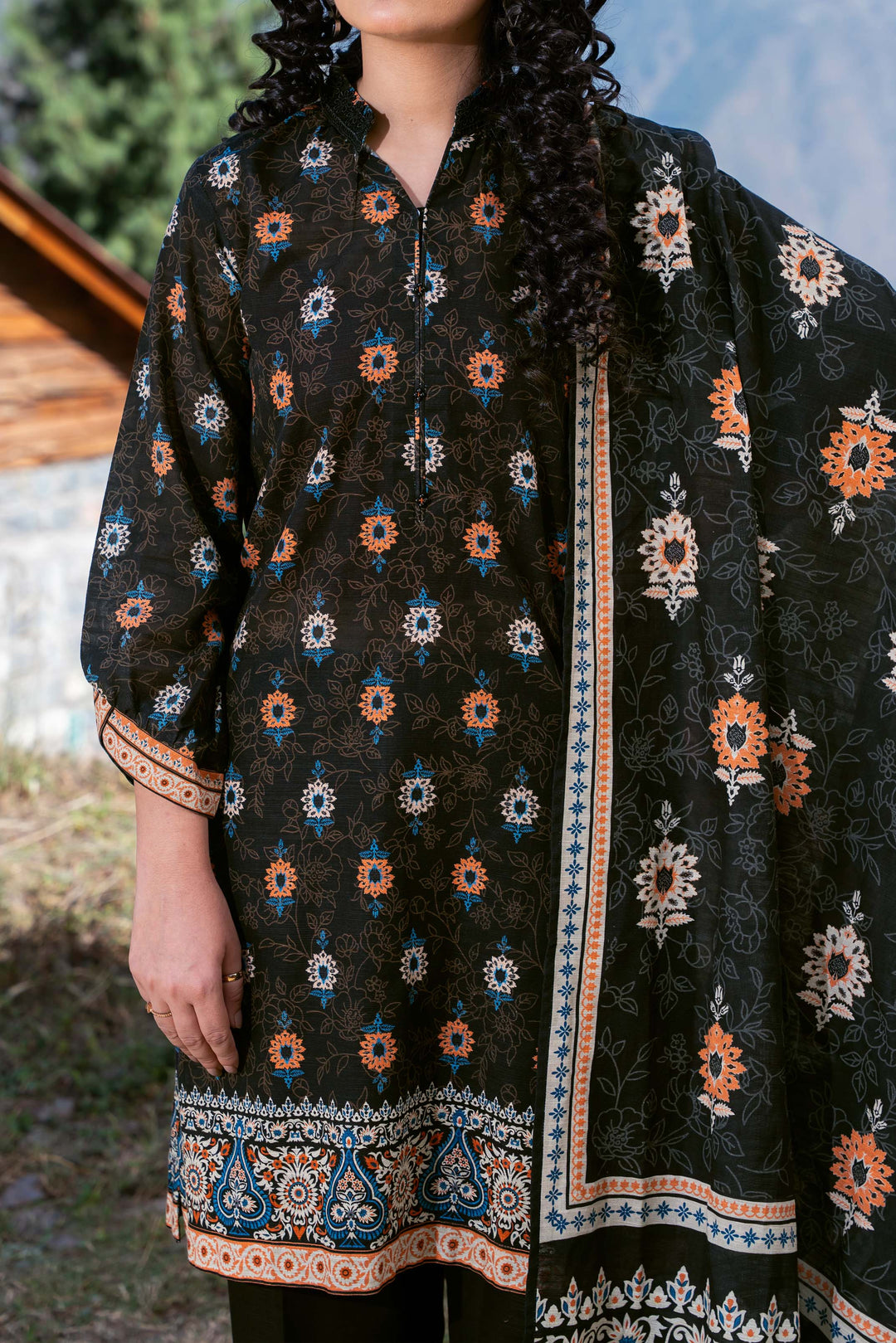 Narmin by Narkin's Unstitched Printed Khaddar 3 Piece Suit NN26UK NUWKDP-3179 - Casual Collection