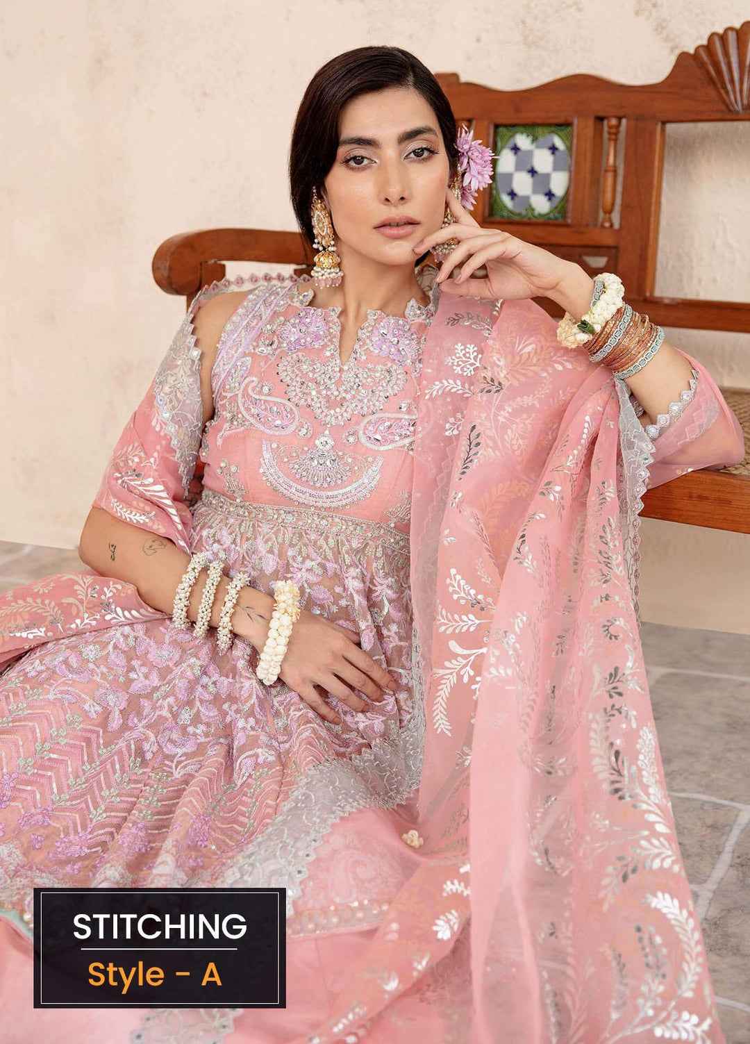 Sakhiyan by Asifa & Nabeel Embroidered Missouri Suits Unstitched 3 Piece AN22SSF-03 Afreen - Festive Collection