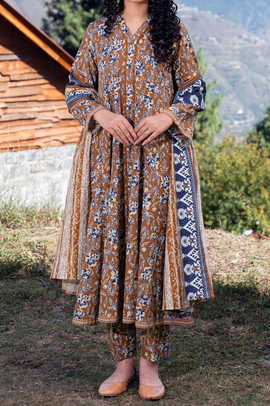 Narmin by Narkin's Unstitched Printed Khaddar 3 Piece Suit NN26UK NUWKDP-3137 - Casual Collection