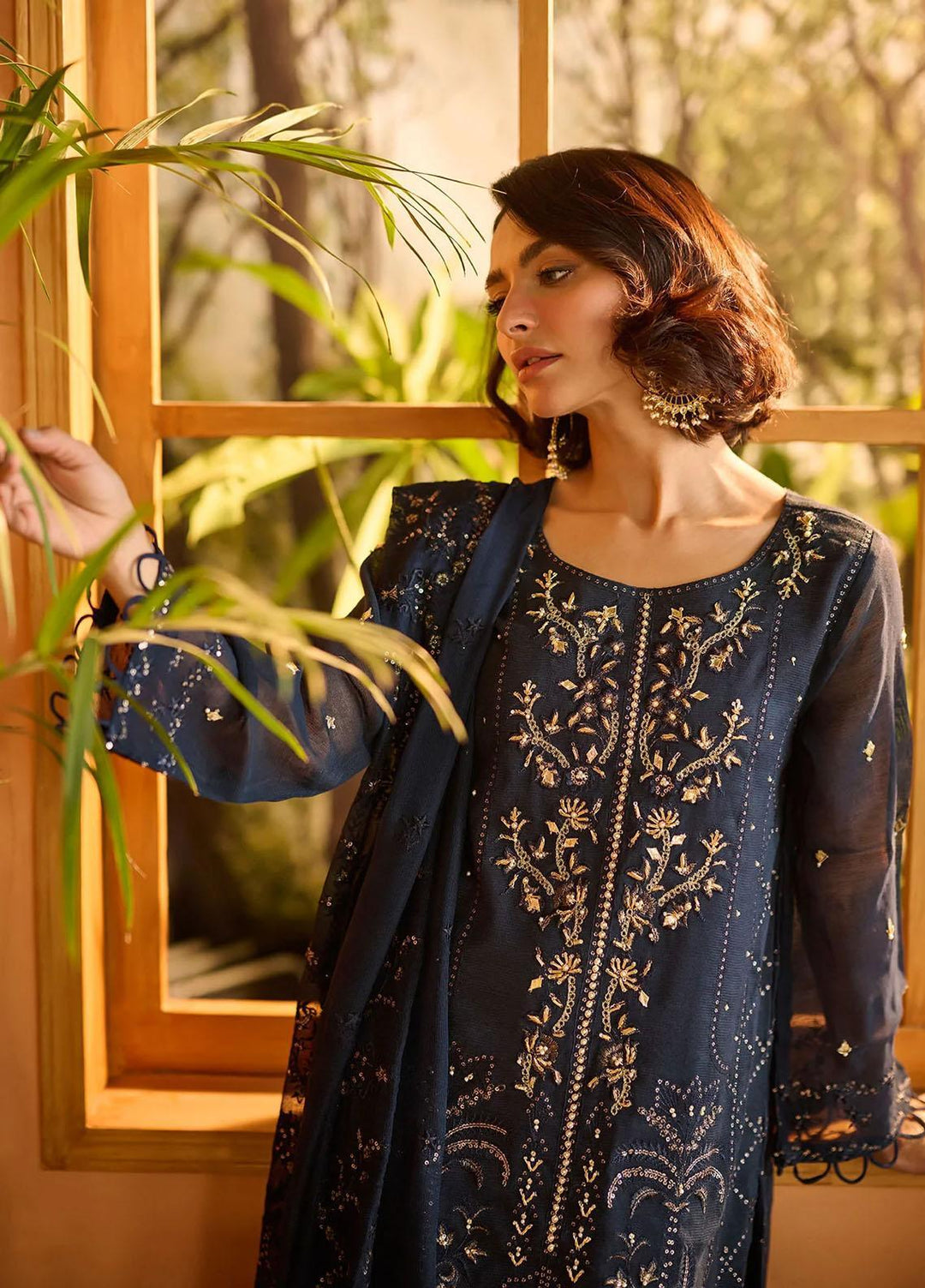 Dhanak Pret   3 Piece Suit DL-0204 BLUE