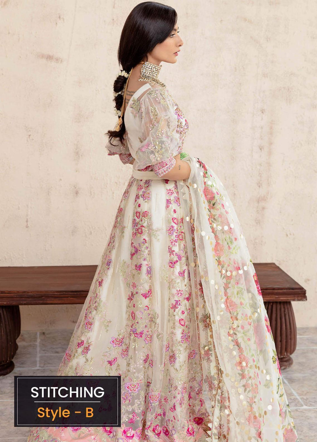 Sakhiyan by Asifa & Nabeel Embroidered Net Suits Unstitched 3 Piece AN22SSF-02 Hayat - Festive Collection