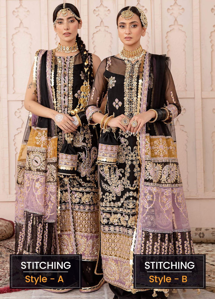 Sakhiyan by Asifa & Nabeel Embroidered Organza Suits Unstitched 3 Piece AN22SSF-01 Musavir - Festive Collection