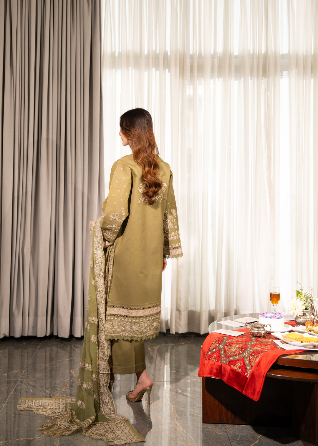Aria By Meerak RTW Embroidered Lawn 3 Piece Suit Ayaal Festive Collection
