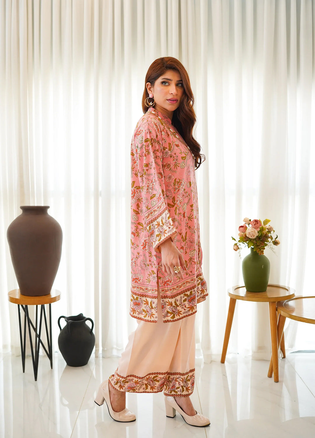 Luxe by Menaal RTW Printed Crepe 2 Piece Suit BELLA - Casual Collection