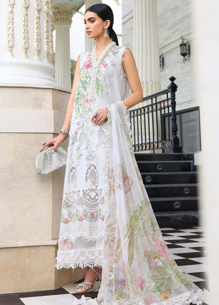 Maria B Unstitched Embroidered Lawn 3 Piece Suit MB26ULE D3 - Eid Collection