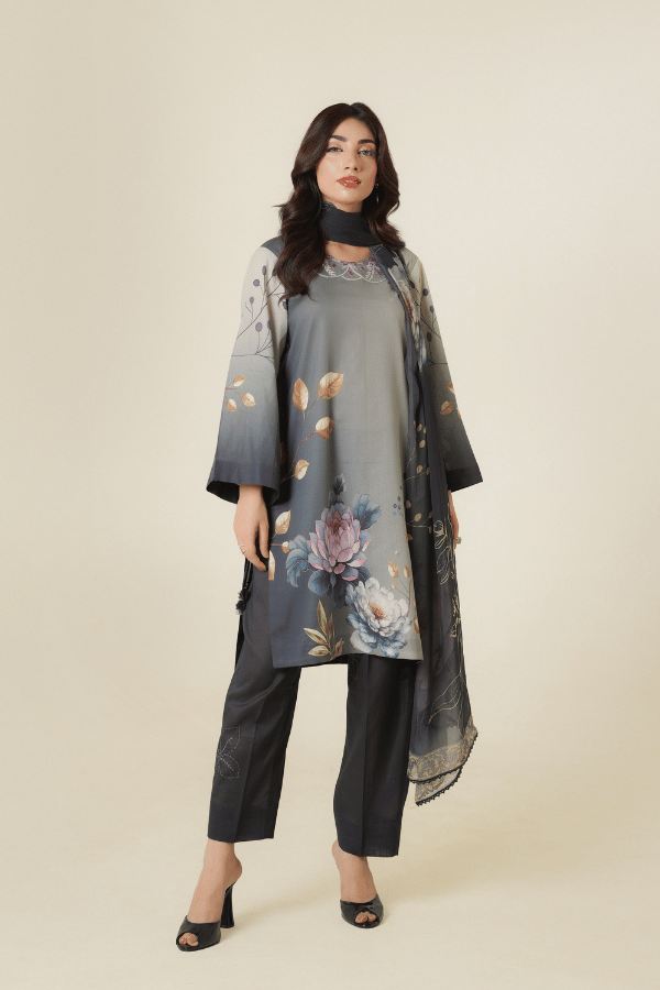 Zara e Jahan by Huma Gul RTW Printed Lawn 3 Piece Suit HG-905 Eid Collection